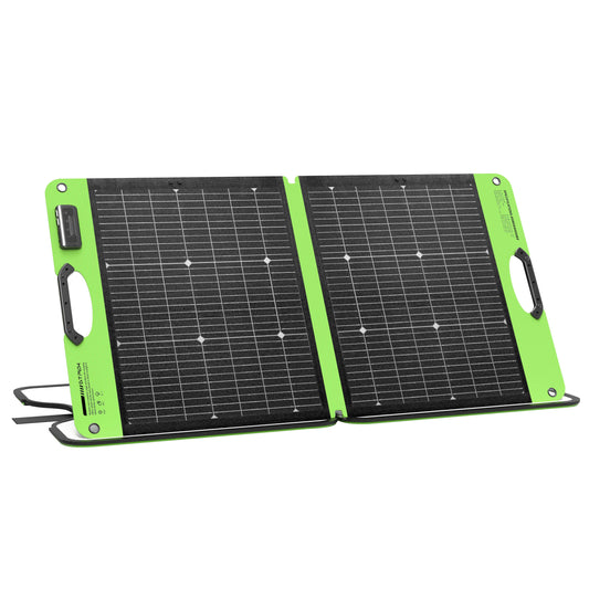 GTPOW 100 W bifaziales tragbares Solarpanel